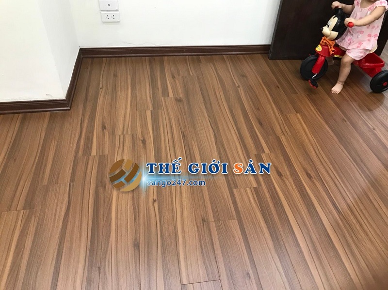 Sàn gỗ Grandee cốt xanh HDF Malaysia - CT Phạm Văn Đồng - Sàn gỗ 247