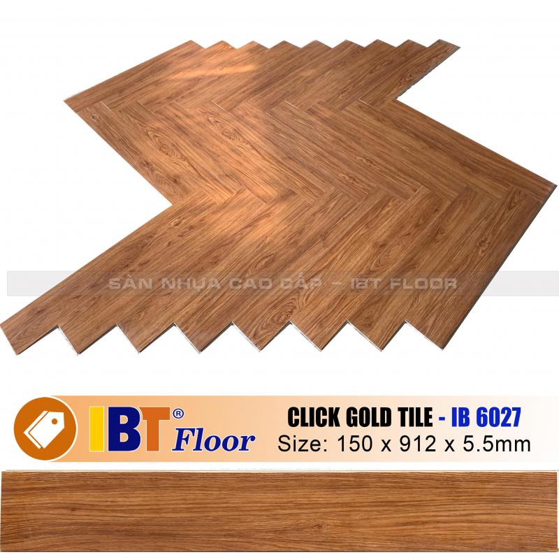Sàn Nhựa Xương Cá IBT Floor 5.5mm - IB 6027 - Sàn gỗ 247 Sàn Nhựa