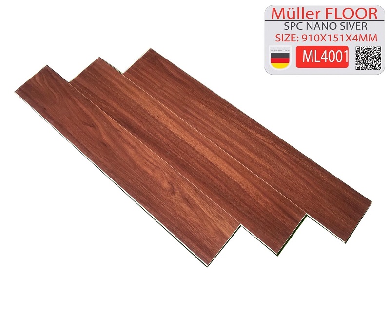 Sàn Nhựa Muller 4mm - ML4001 - Sàn gỗ 247 Phân Phối Sàn Nhựa